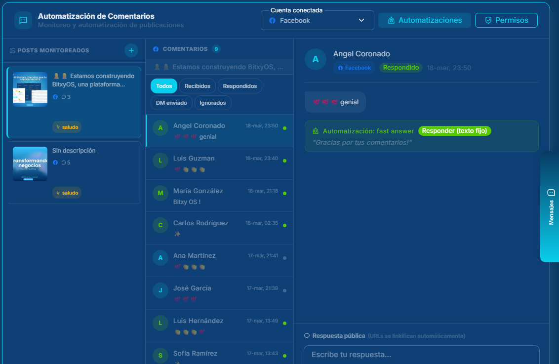 Automatización — Bitxy OS